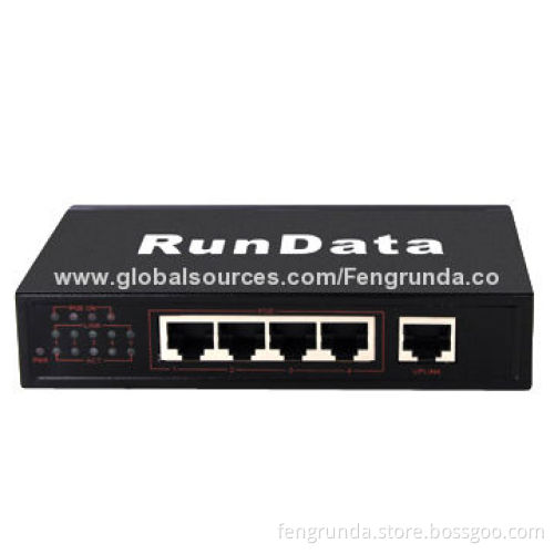 4+1 Port PoE Switch, Adapter Power 60W